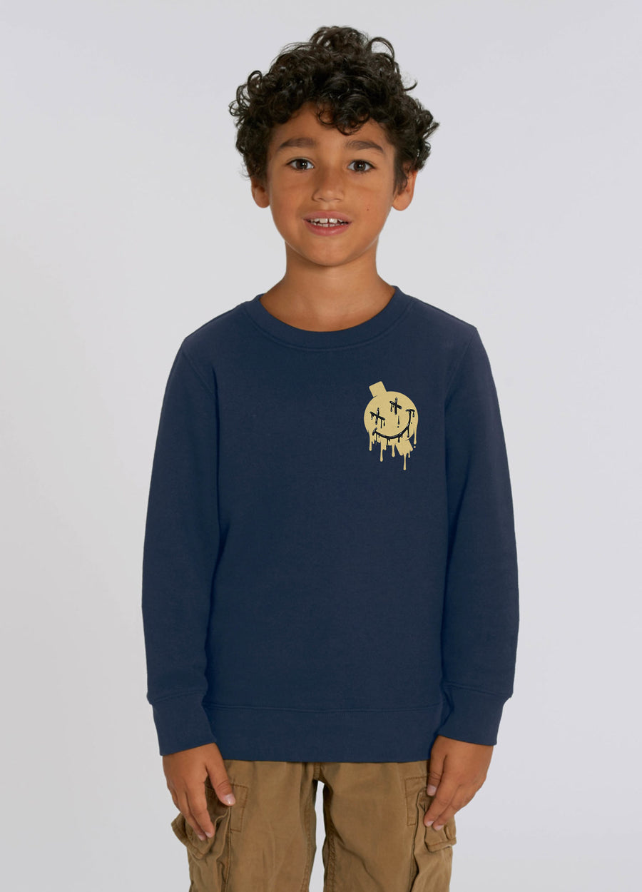 Unisex Kids Drippy Smiley Sweatshirt